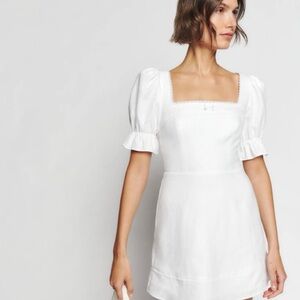 $248 white reformation dress
